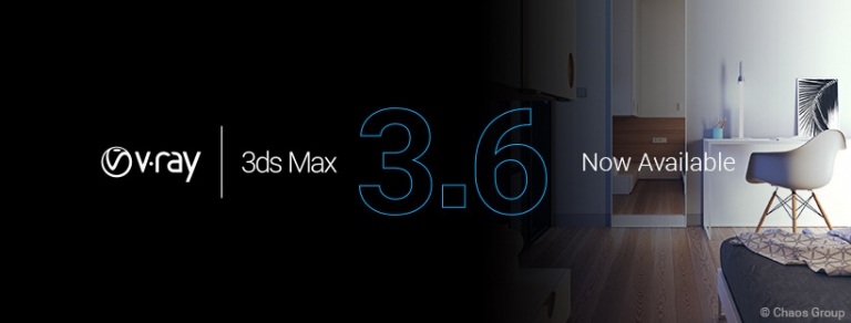 Capa do post: V-Ray 3.6 para 3ds Max - Principais Novidades da Versão