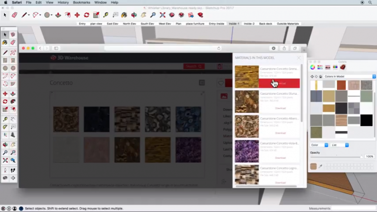 Capa do post: 3D Warehouse lança recurso para download de materiais (e mais...)