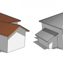 Como fazer telhado no Sketchup