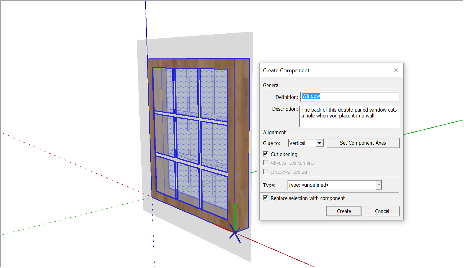 componente do sketchup