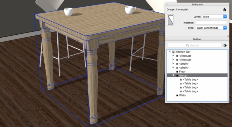 Capa do post: Dicas de SketchUp: Uso de Layers no SketchUp - Parte 1
