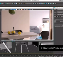 Produção com o Denoiser no V-Ray Next