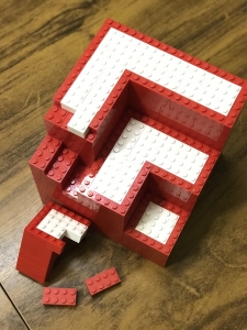 logo sketchup em lego
