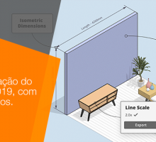 Nova atualização do SketchUp 2019, com novos recursos.
