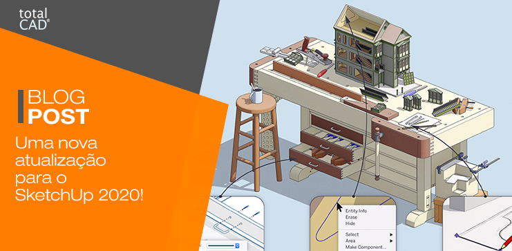 Capa do post: Uma nova atualização para o SketchUp 2020!