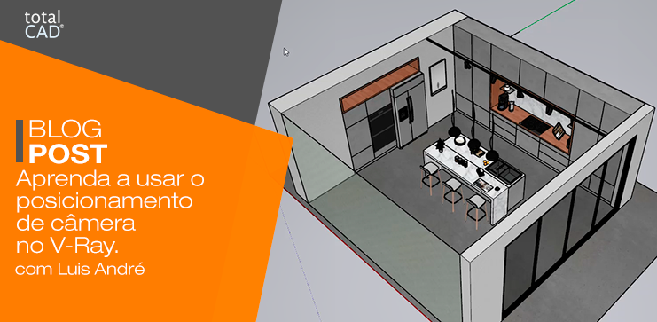 Capa do post: Aprenda a usar o posicionamento de câmera no V-Ray!