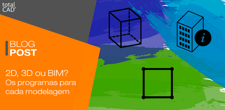 Capa do post: Modelagem 2D, 3D ou BIM?