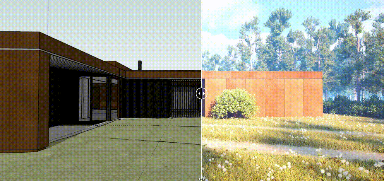 gif mostrando a imagem antes e depois de renderizada