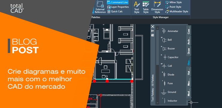 Capa do post: Crie diagramas e muito mais com o melhor CAD do mercado
