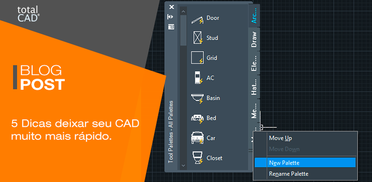 Capa do post: 5 dicas para acelerar o seu CAD