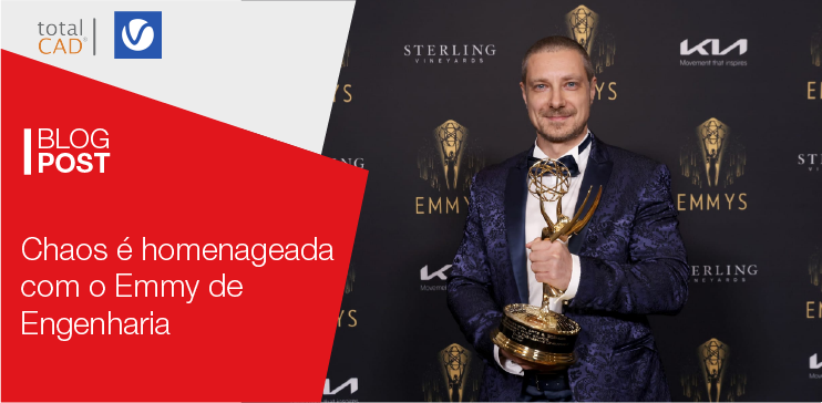 Capa do post: Chaos recebe Emmy Award de Engenharia