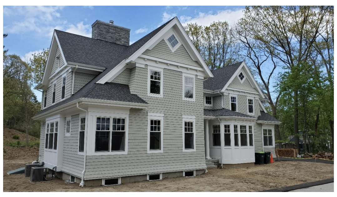 Do modelo 3D ao projeto completo. Nova casa em Massachusetts, EUA, por Kevin Neprud & Associados.