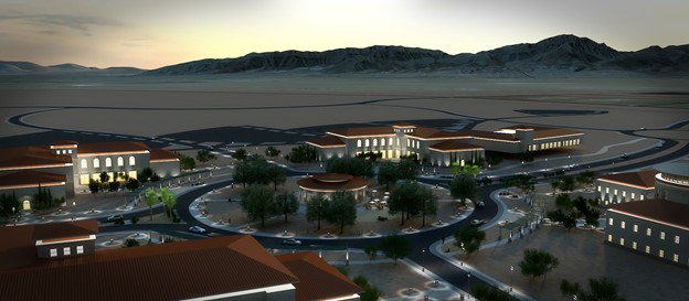 Uma renderização de alta definição Projeto: Fort Bliss, El Paso, Texas.