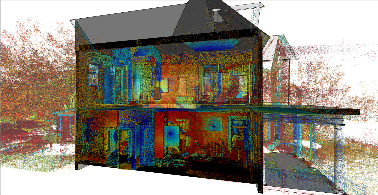 Uso de tecnologia inovadora no SketchUp: nuvem de pontos no Scan Essentials.