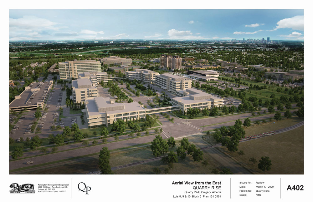 Imagens do Quarry Rise, modeladas no SketchUp e renderizadas no 3ds Max. (cortesia do IBI Group e RKA Visual)