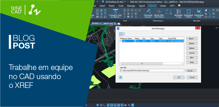 Trabalhe em equipe no CAD usando o XREF - Blog totalCAD