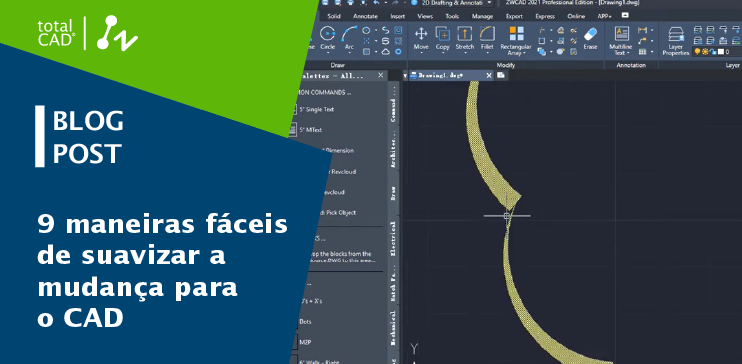 Capa do post: 9 Maneiras fáceis de suavizar a mudança para o CAD
