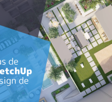 3 maneiras de usar o SketchUp para o design de terraços