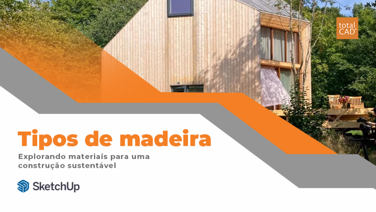 Capa do post: Explorando tipos de madeira para a construção sustentável