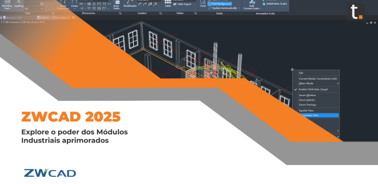 ZWCAD 2025: Explore o poder dos Módulos Industriais aprimorados