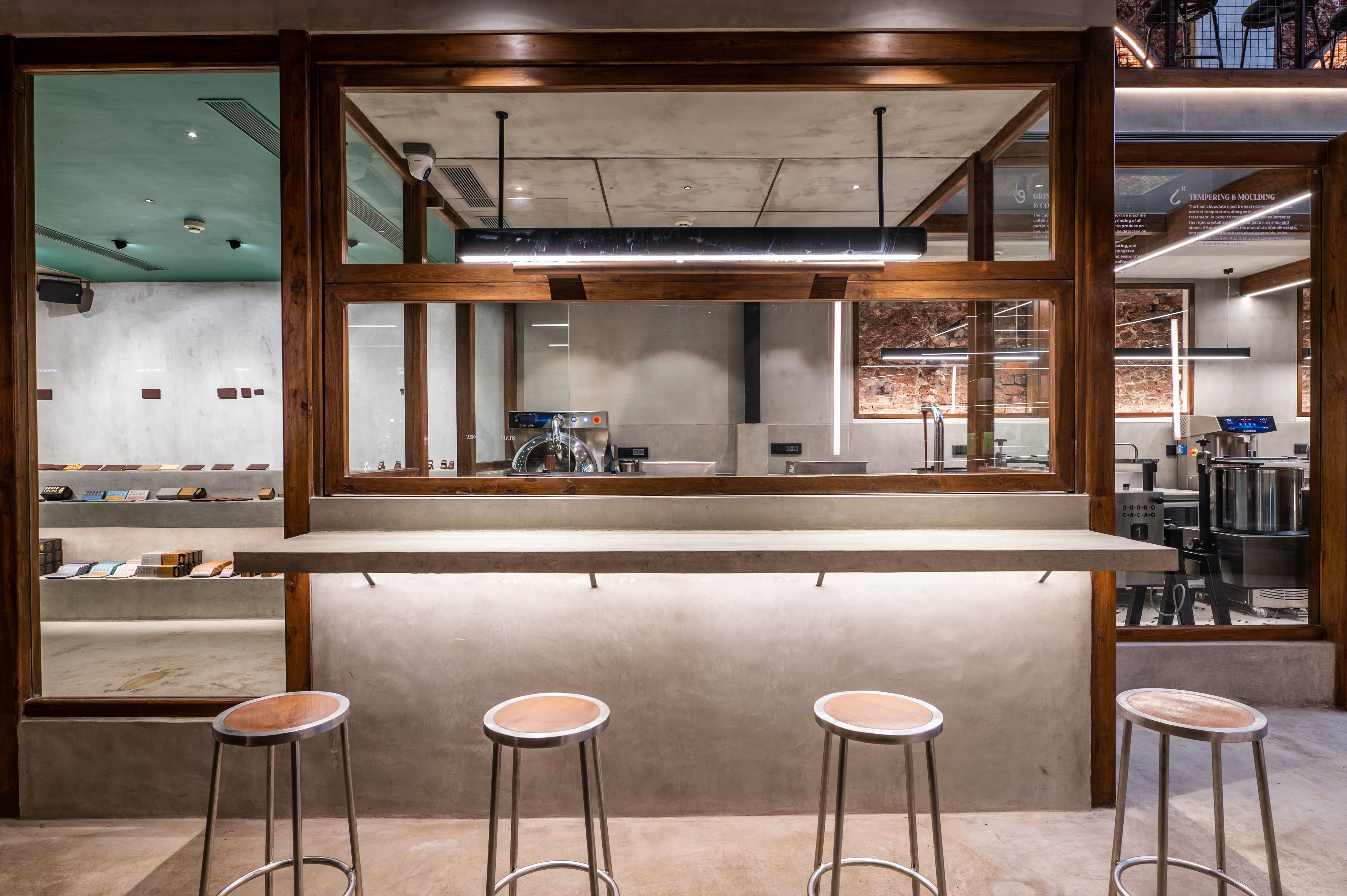 Renderização da área de café no moinho Cacao