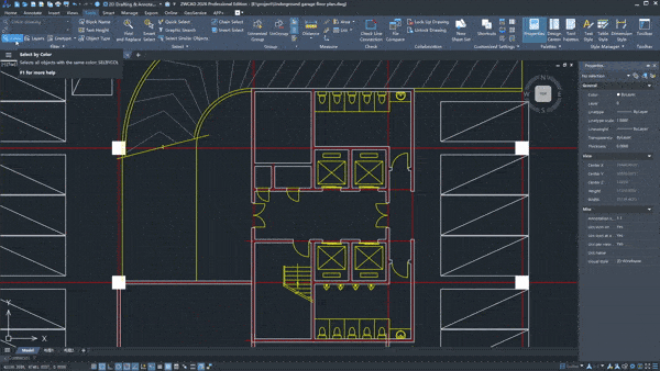 Imagem da interface do ZWCAD 2026
