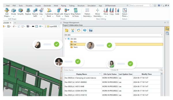 Tela do ZW3D 20266 em funcionamento