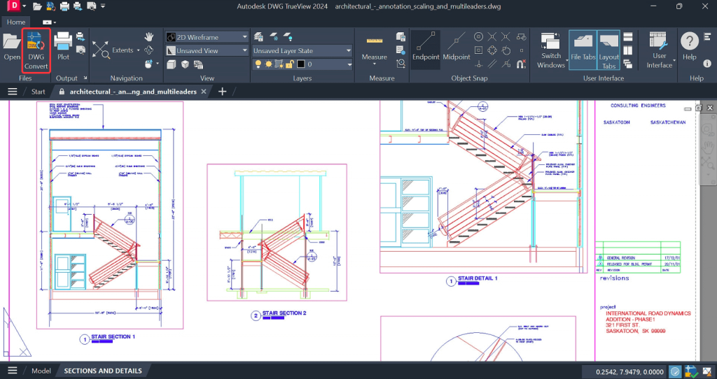 converter dxf para dwg com o autocad