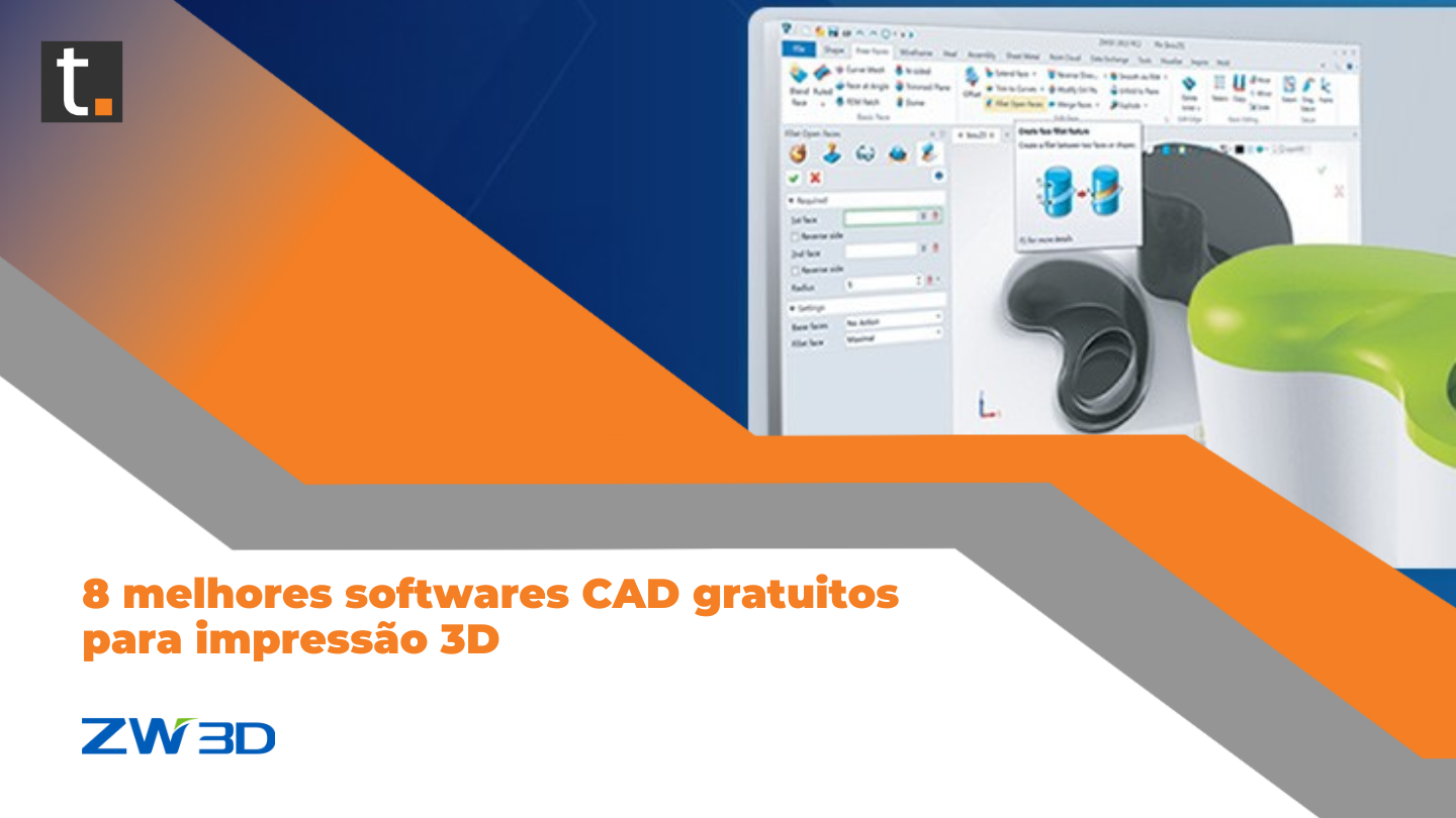 8 melhores softwares CAD gratuitos para impressão 3D