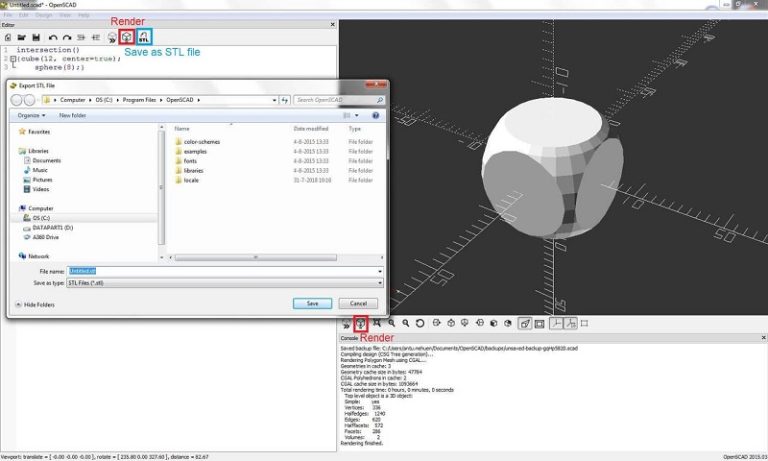 modelo 3d no openscad 