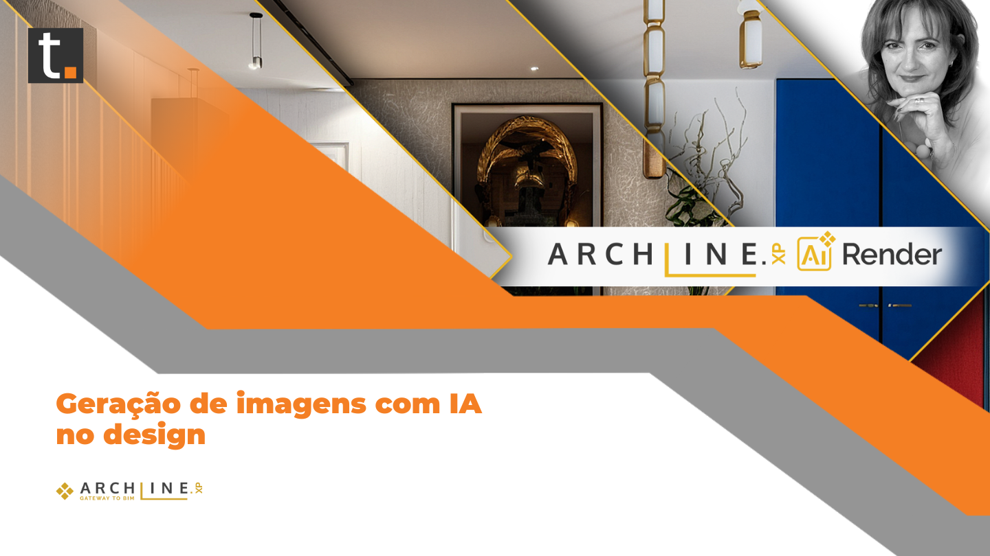 Geração de imagens com IA no design