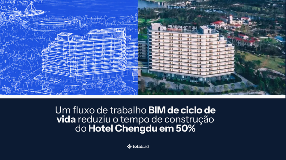 Um fluxo de trabalho BIM de ciclo de vida reduziu o tempo de construção do Hotel Chengdu em 50%