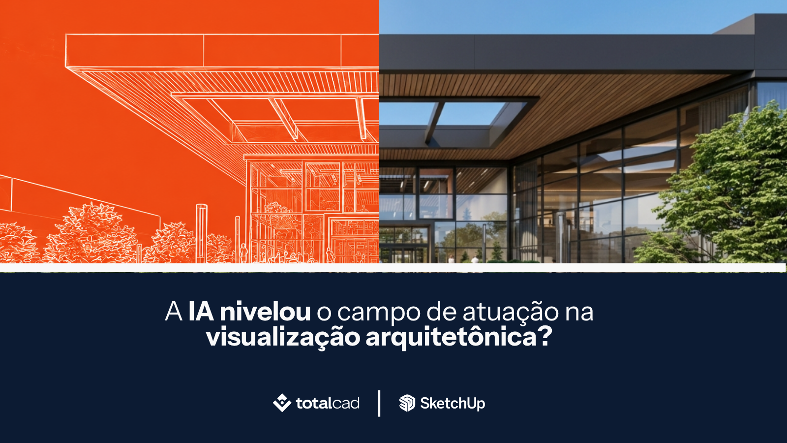 A IA nivelou o campo de atuação na visualização arquitetônica?
