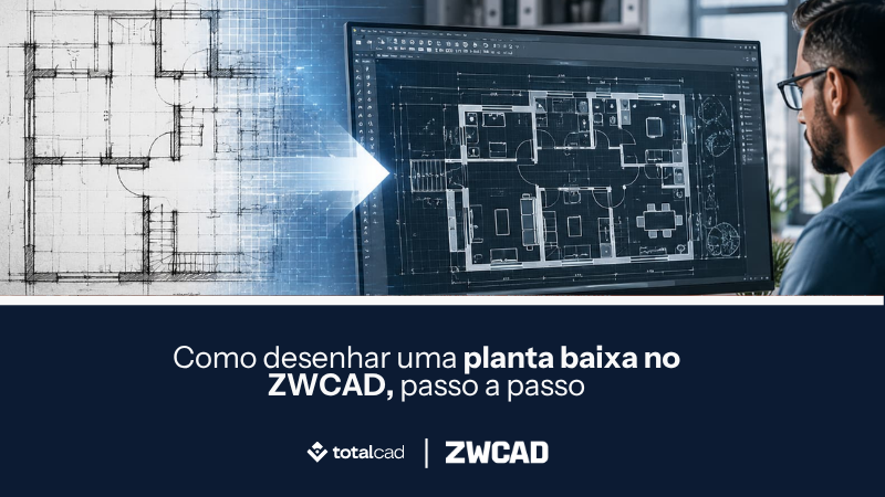 Como desenhar uma planta baixa no ZWCAD, passo a passo