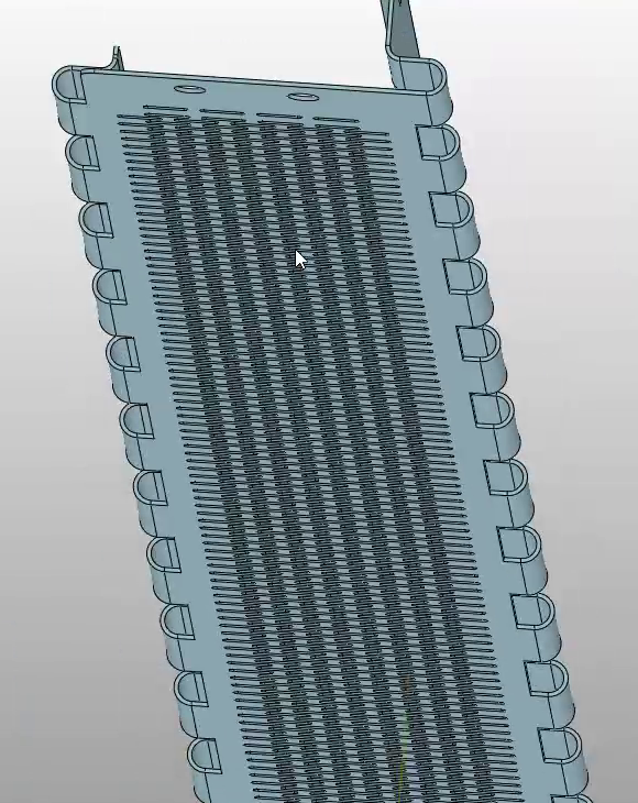 Conjunto de coroa e sem-fim em desenvolvimento no ZW3D.